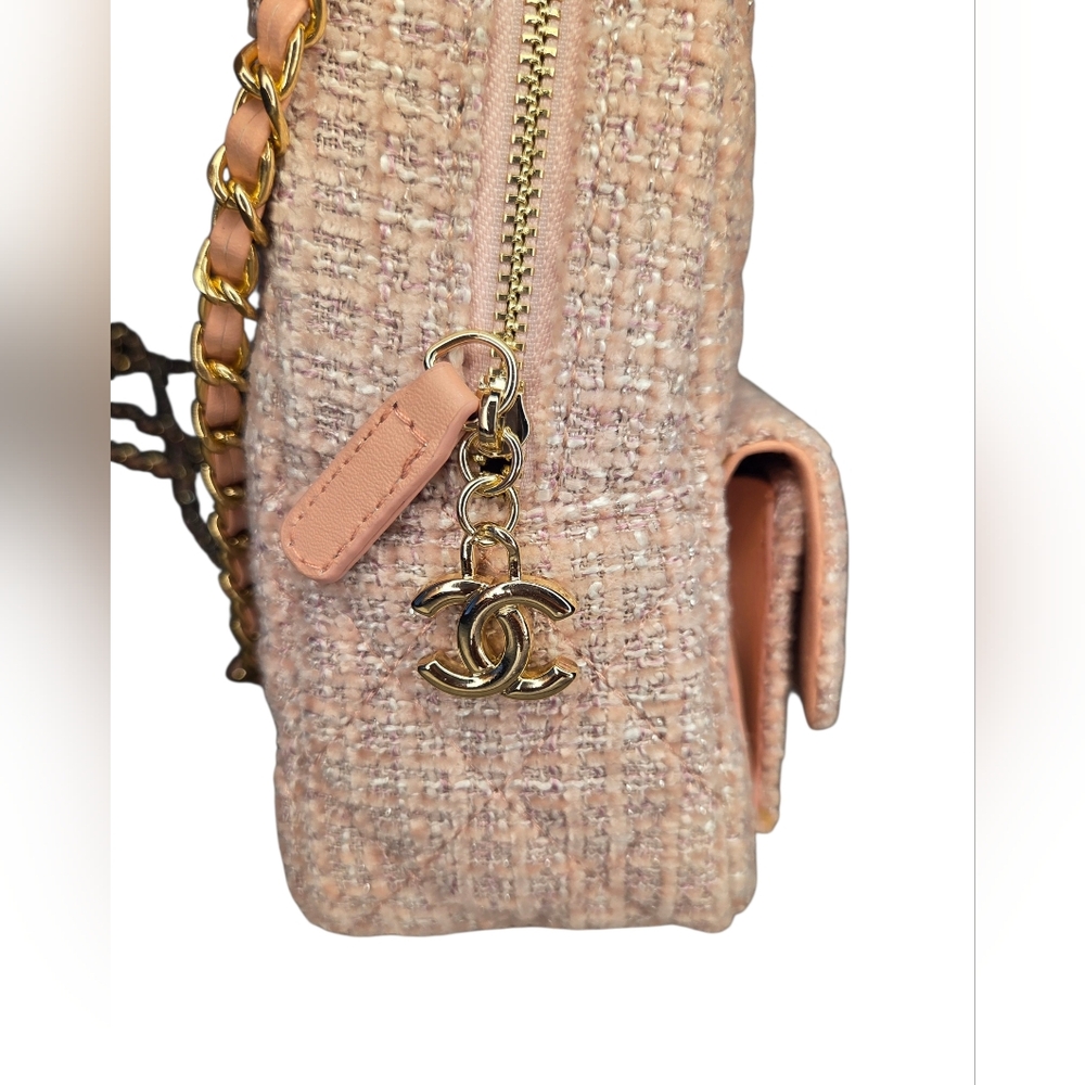 Chanel Pink Tweed Mini Backpack with Box - GWP - Picture 5 of 12